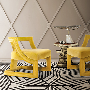 Bold coloured products always brighten up the interior design of your favourite space. Pair it up with a soft Rug and a nature-inspired Table Light and you'll have everything you need to create a brand new contemporary design.